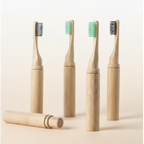 EG Bamboo Travel Escova de Viagem